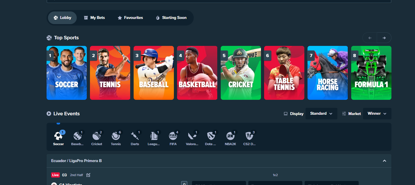 Stakeoriginals.tr help centre sportsbook image 4